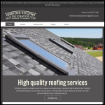 Screen shot of the Hereford Roofing Restoration Ltd website.