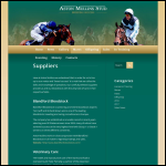 Screen shot of the Aston Mullins Bloodstock Ltd website.