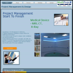 Screen shot of the Mediprojex Ltd website.