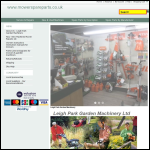 Screen shot of the Leigh Wiltshire Ltd website.
