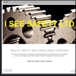 Screen shot of the I See Safety Ltd website.