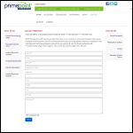Screen shot of the Primepoint Ltd website.