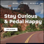 Screen shot of the Bike Adventures Ltd website.