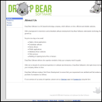 Screen shot of the Drop Bear Software Ltd website.