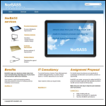 Screen shot of the Norbass Ltd website.