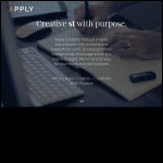 Screen shot of the Apply Creative Ltd website.