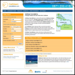 Screen shot of the Deep Caribbean Experience Ltd website.