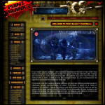 Screen shot of the Pointblank Productions Ltd website.