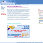Screen shot of the Rainbow After School Club Ltd website.
