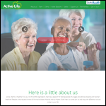 Screen shot of the Active Life for A Healthier You Cic website.