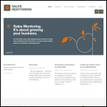 Screen shot of the Sales Mentoring Ltd website.