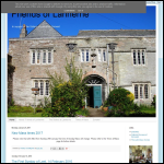 Screen shot of the Friends of Lanherne Ltd website.
