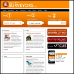 Screen shot of the Excel Quantity Surveyors Ltd website.