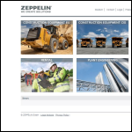 Screen shot of the Zeppelin Systems UK Ltd website.