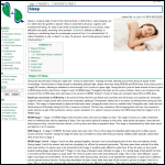 Screen shot of the The Sleep Factor Ltd website.