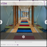 Screen shot of the Vibe Business Interiors Ltd website.