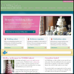 Screen shot of the Delicious! Cakes & Cupcakes Ltd website.