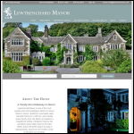 Screen shot of the Lewtrenchard Manor Ltd website.