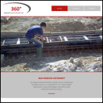 Screen shot of the 360 Contractors Ltd website.