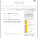 Screen shot of the Vasa Solutions Ltd website.