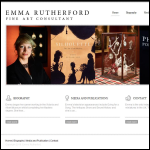 Screen shot of the Emma Rutherford Portrait Miniatures Ltd website.