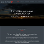 Screen shot of the Drummer Tv Ltd website.