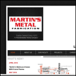 Screen shot of the Martin Oakland Ltd website.