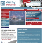 Screen shot of the Duchy Hydraulics Ltd website.