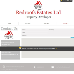Screen shot of the Redroofs Estates Ltd website.