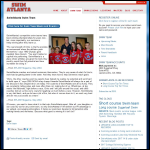 Screen shot of the Jr Swim Academy Ltd website.