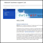 Screen shot of the Datacair Business Support Ltd website.