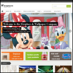 Screen shot of the Fireplace & Wallpaper Company Ltd website.