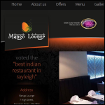 Screen shot of the Mango Lounge Rayleigh Ltd website.