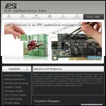 Screen shot of the Ap Engineering Solutions Ltd website.
