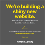 Screen shot of the Morgan Agency Ltd website.