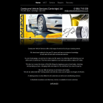 Screen shot of the Cambourne Vehicle Services (Cambridge) Ltd website.
