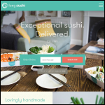 Screen shot of the Sushi Shop London Ltd website.