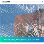 Screen shot of the Ken Hickey Window Cleaning Services Ltd website.