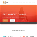 Screen shot of the Webizzy Ltd website.