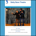 Screen shot of the Nine Lives Theatre Company Ltd website.