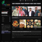 Screen shot of the Agro Commodities Ltd website.