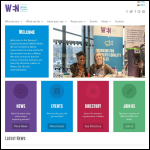 Screen shot of the Women's Equality Network Wales website.