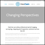 Screen shot of the Hexcam Ltd website.