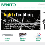 Screen shot of the Benito UK website.