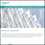 Screen shot of the Ascentas Ltd website.