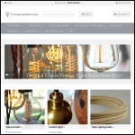 Screen shot of the The Vintage Lighting Company Ltd website.