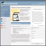 Screen shot of the Business Services Online Ltd website.