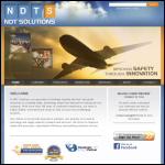 Screen shot of the Ndn Solutions Ltd website.