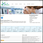 Screen shot of the Hangzhou Longshine Bio-tech Co. Ltd website.