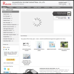 Screen shot of the Rocine Industrial Co. Ltd website.